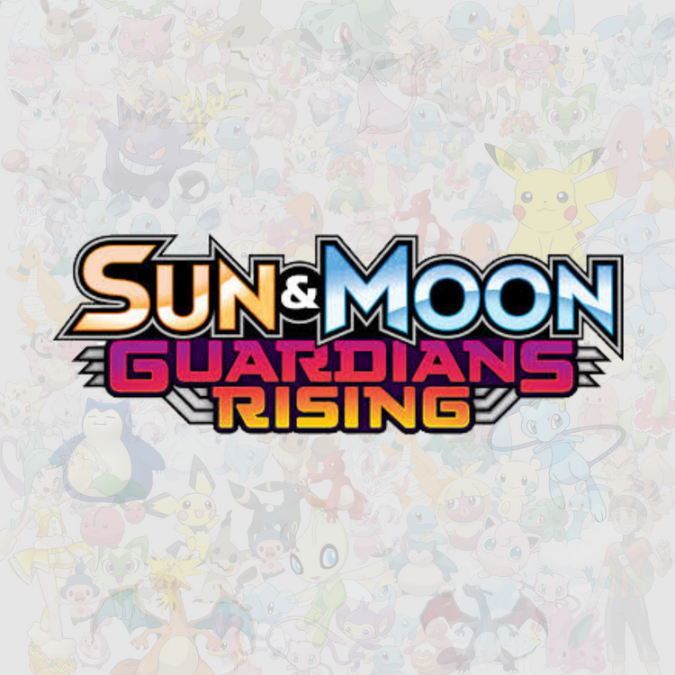 Sun & Moon Guardians Rising-logga för Pokémon TCG