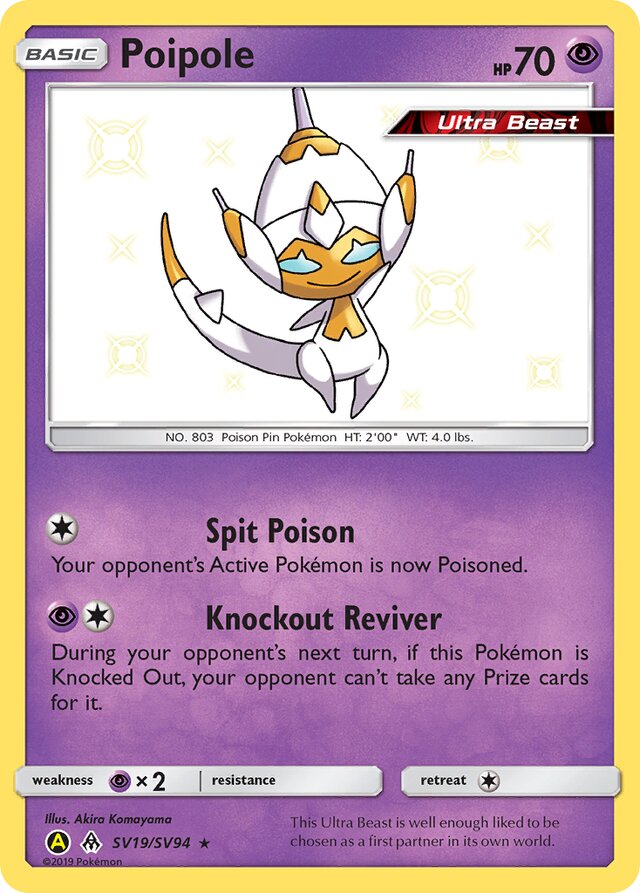 Poipole - #SV19/SV94 - Pokémon Sun & Moon - Hidden Fates