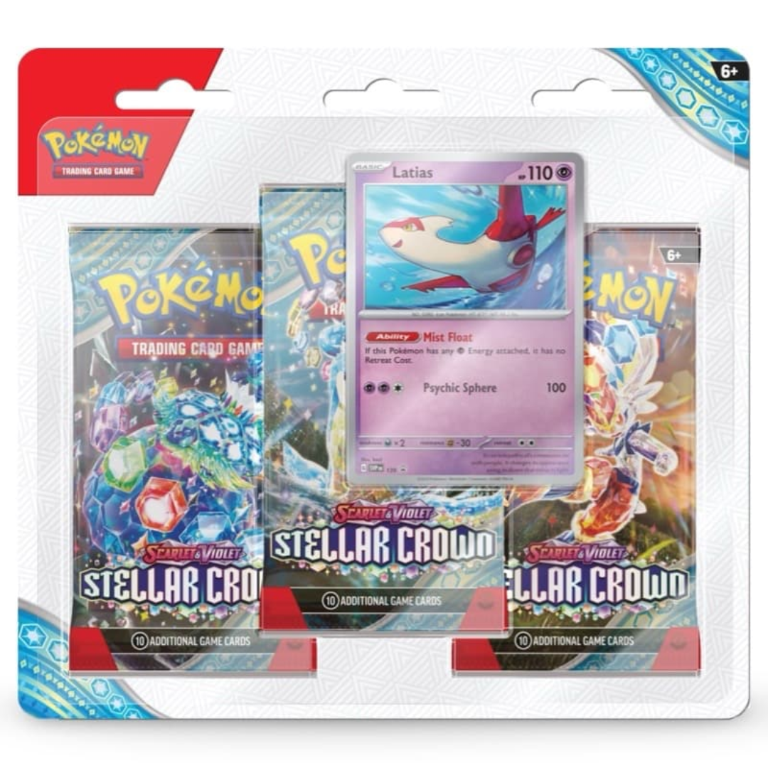 Pokémon Scarlet & Violet: Stellar Crown 3-Pack Blister Latias