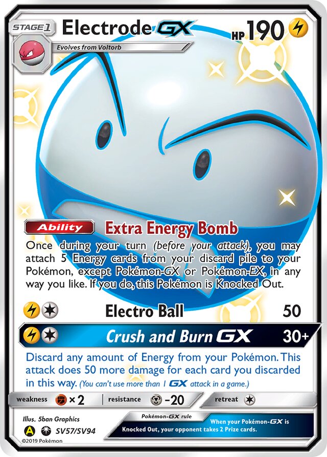 Electrode GX - #SV57/SV94 - Pokémon Sun & Moon - Hidden Fates