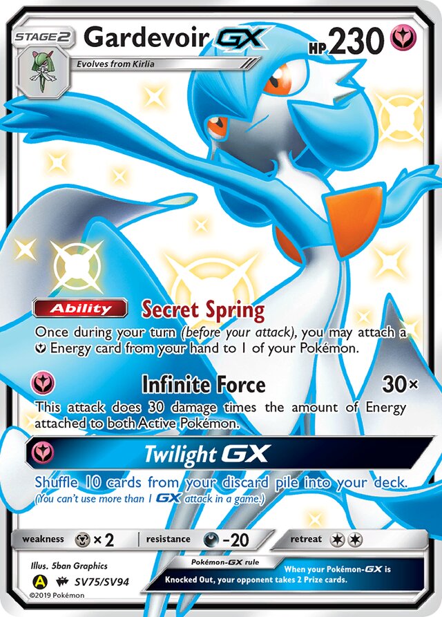 Gardevoir GX - #SV75/SV94 - Pokémon Sun & Moon - Hidden Fates