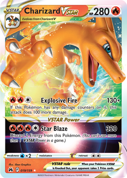 Charizard VSTAR - #19/159 - Pokémon Sword & Shield - Crown Zenith