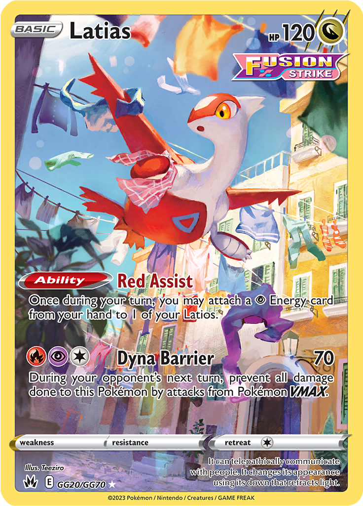 Latias - #GG20/GG60 - Pokémon Sword & Shield - Crown Zenith