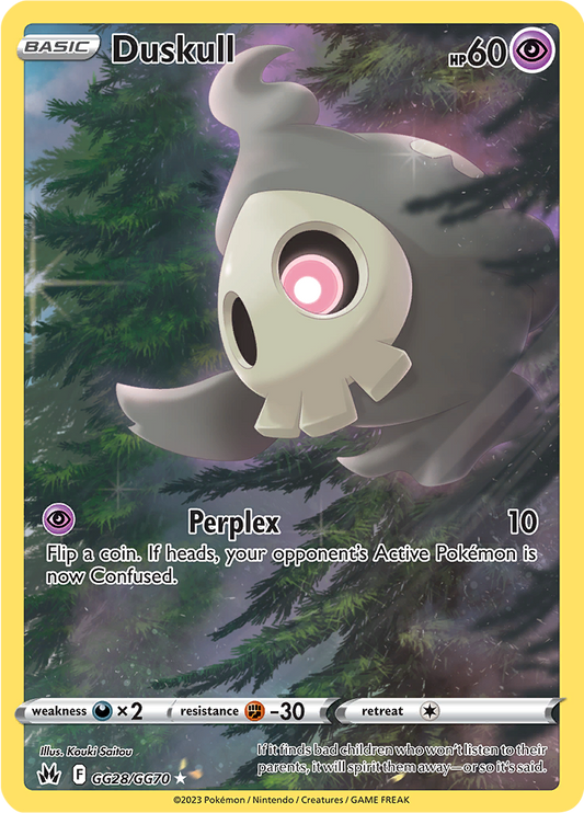 Duskull - #GG28/GG60 - Pokémon Sword & Shield - Crown Zenith