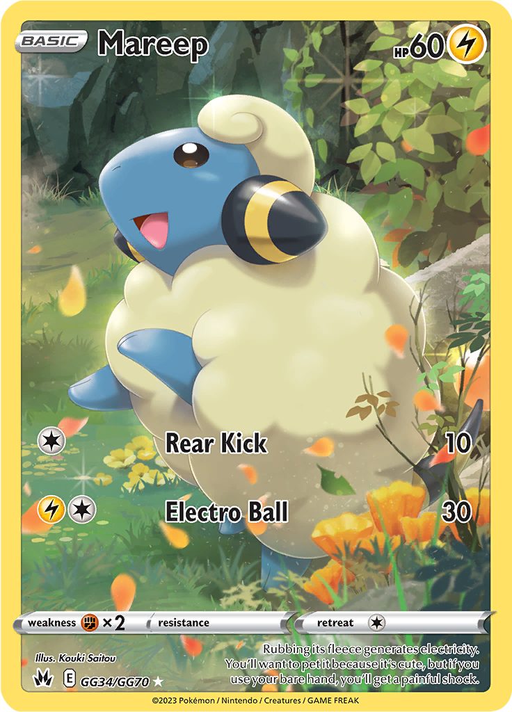 Mareep - #GG34/GG60 - Pokémon Sword & Shield - Crown Zenith