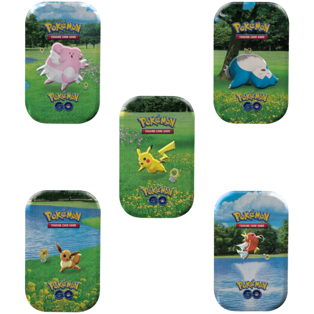 Pokemon Go Mini Tins Sealed Display