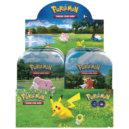 Pokemon Go Mini Tins Sealed Display