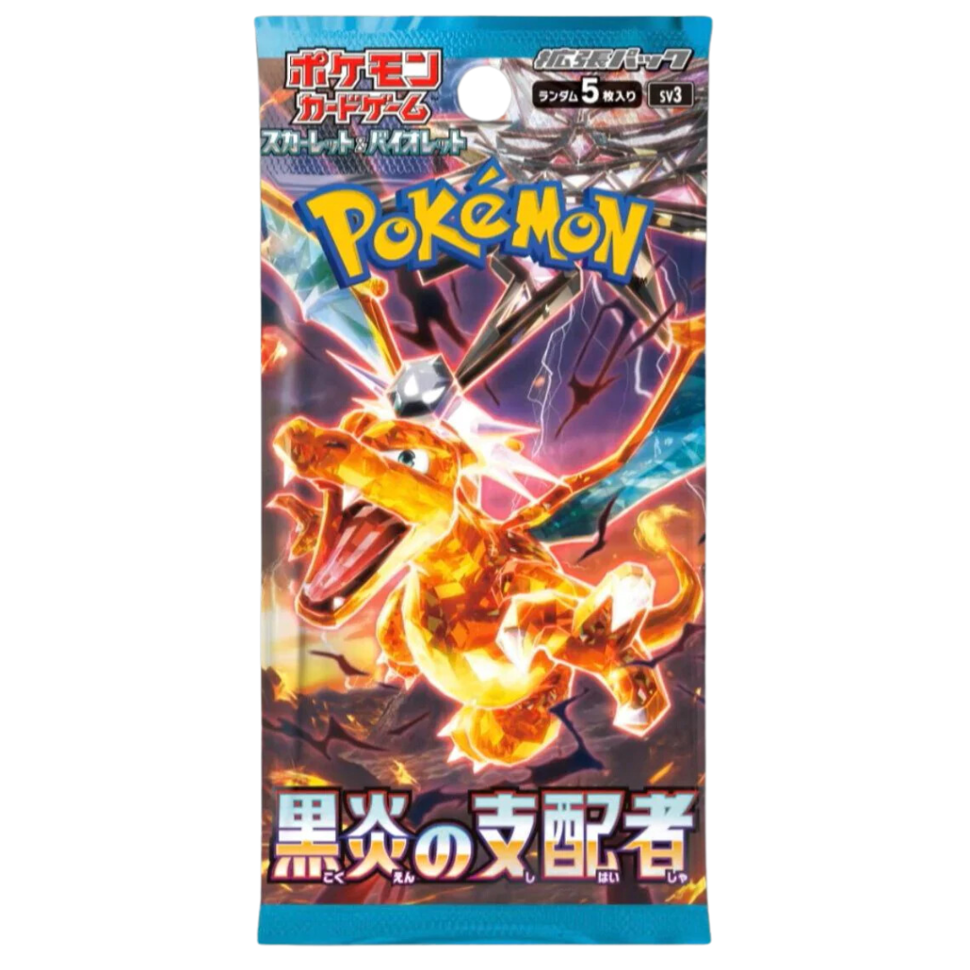 Pokémon Scarlet & Violet: Ruler Of The Black Flame Booster Pack (Japansk)