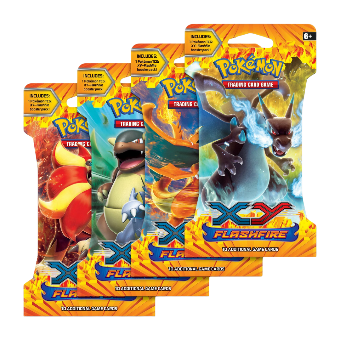 Pokémon XY: Flashfire Sleeved Booster - Dark Charizard, Charizard, Kanghskan