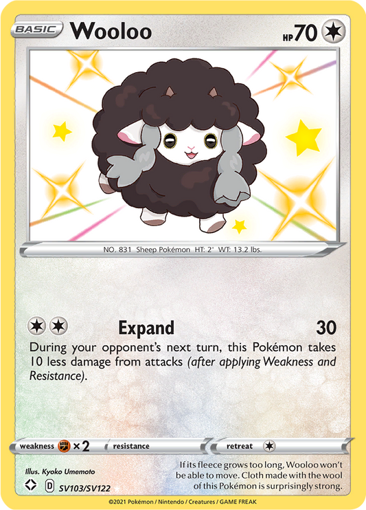 Wooloo - #SV103/SV122 - Pokémon Sword & Shield - Shining Fates