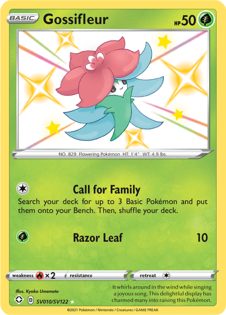 Gossifleur - #SV10/SV122 - Pokémon Sword & Shield - Shining Fates