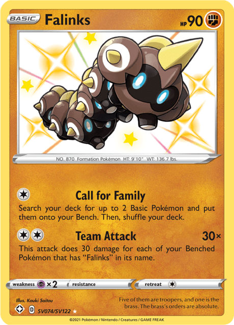 Falinks - #SV74/SV122 - Pokémon Sword & Shield - Shining Fates