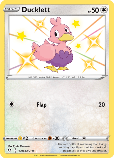 Ducklett - #SV95/SV122 - Pokémon Sword & Shield - Shining Fates