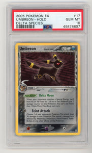 Umbreon Holo - #17/113 PSA 10 - Pokémon EX: Delta Species